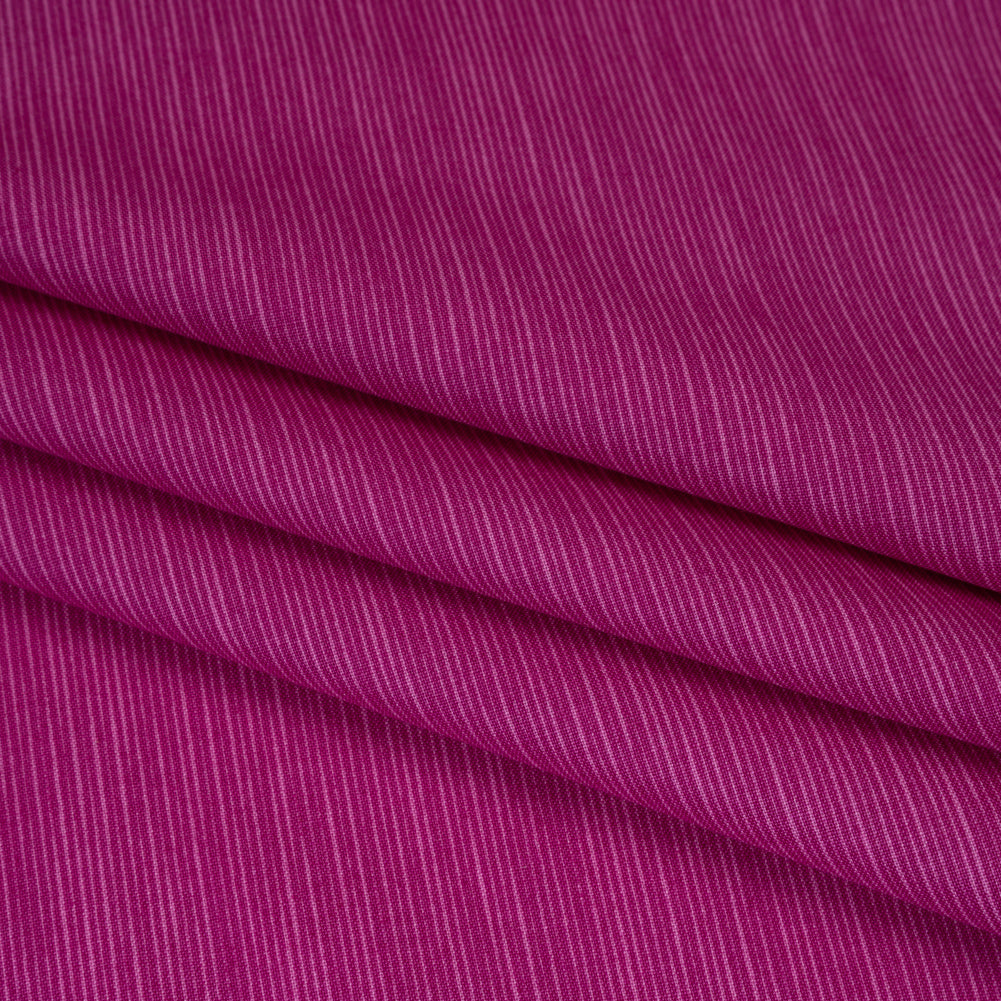 Printed Quilting Cotton by Heather Bailey for FIGO Studio - Boysenberry Fine Line Striations - Pop Sugar Collection