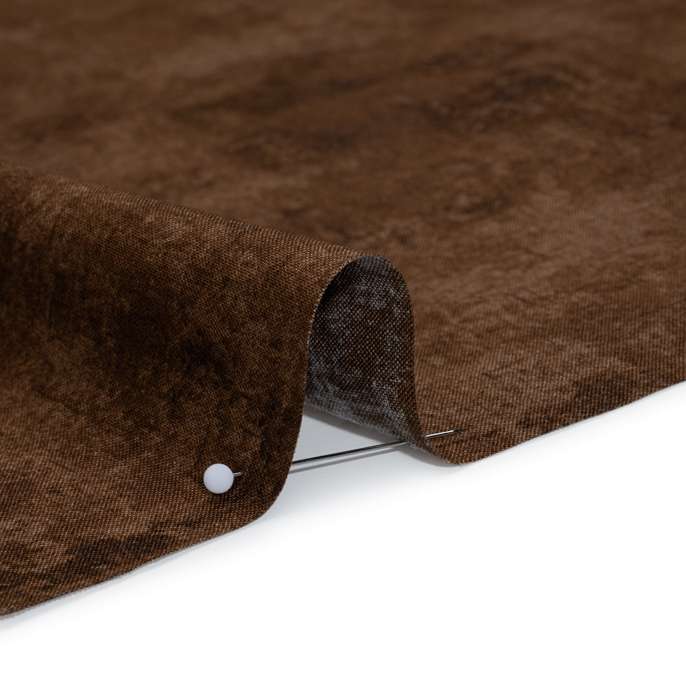Printed Quilting Cotton by Northcott - Swiss Chocolate Painterly Texture - Canvas Collection
