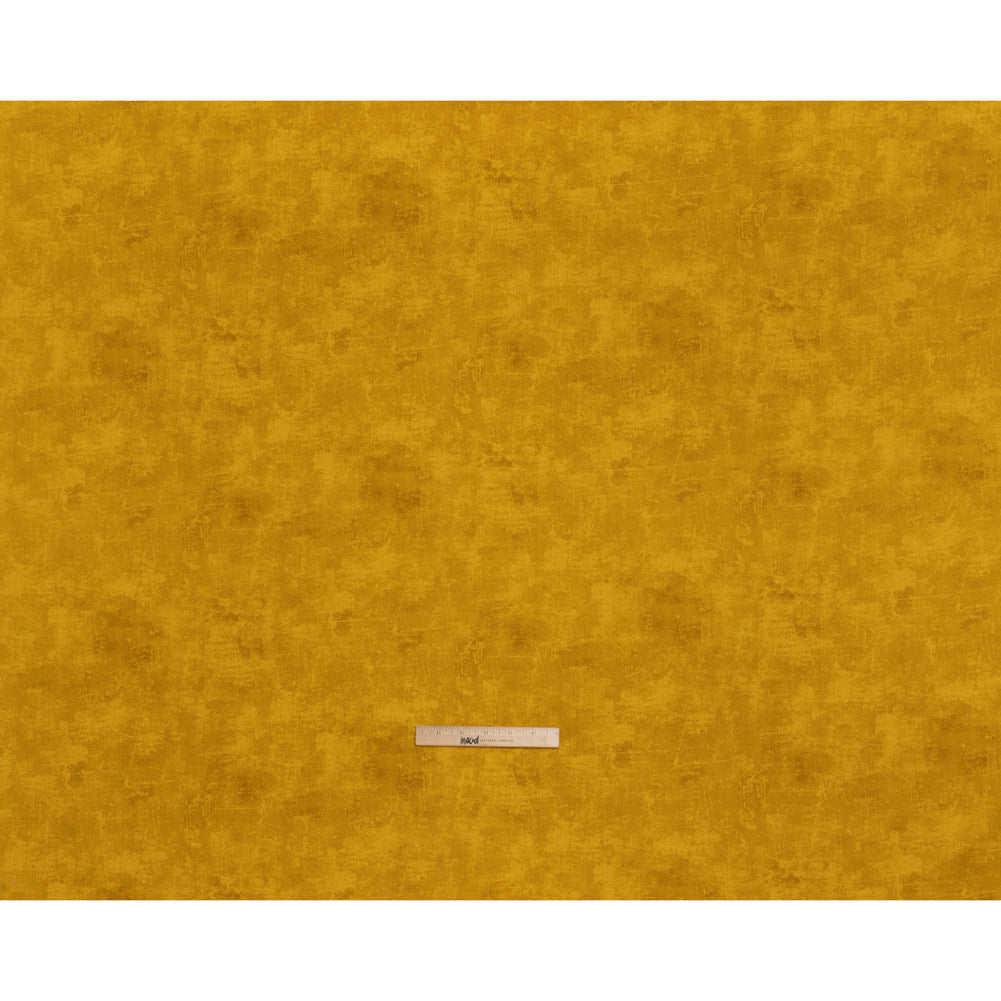 Printed Quilting Cotton by Northcott - Mustard Painterly Texture - Canvas Collection