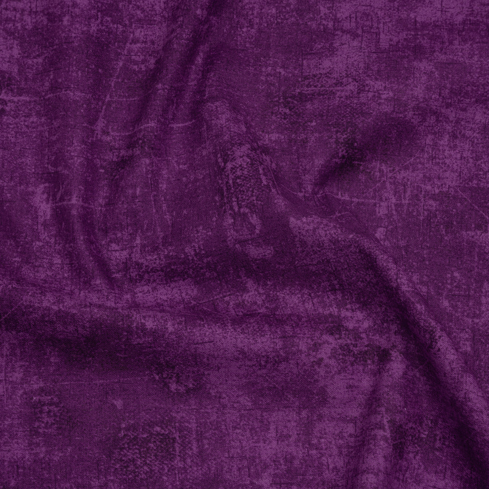 Printed Quilting Cotton by Northcott - Plum Painterly Texture - Canvas Collection