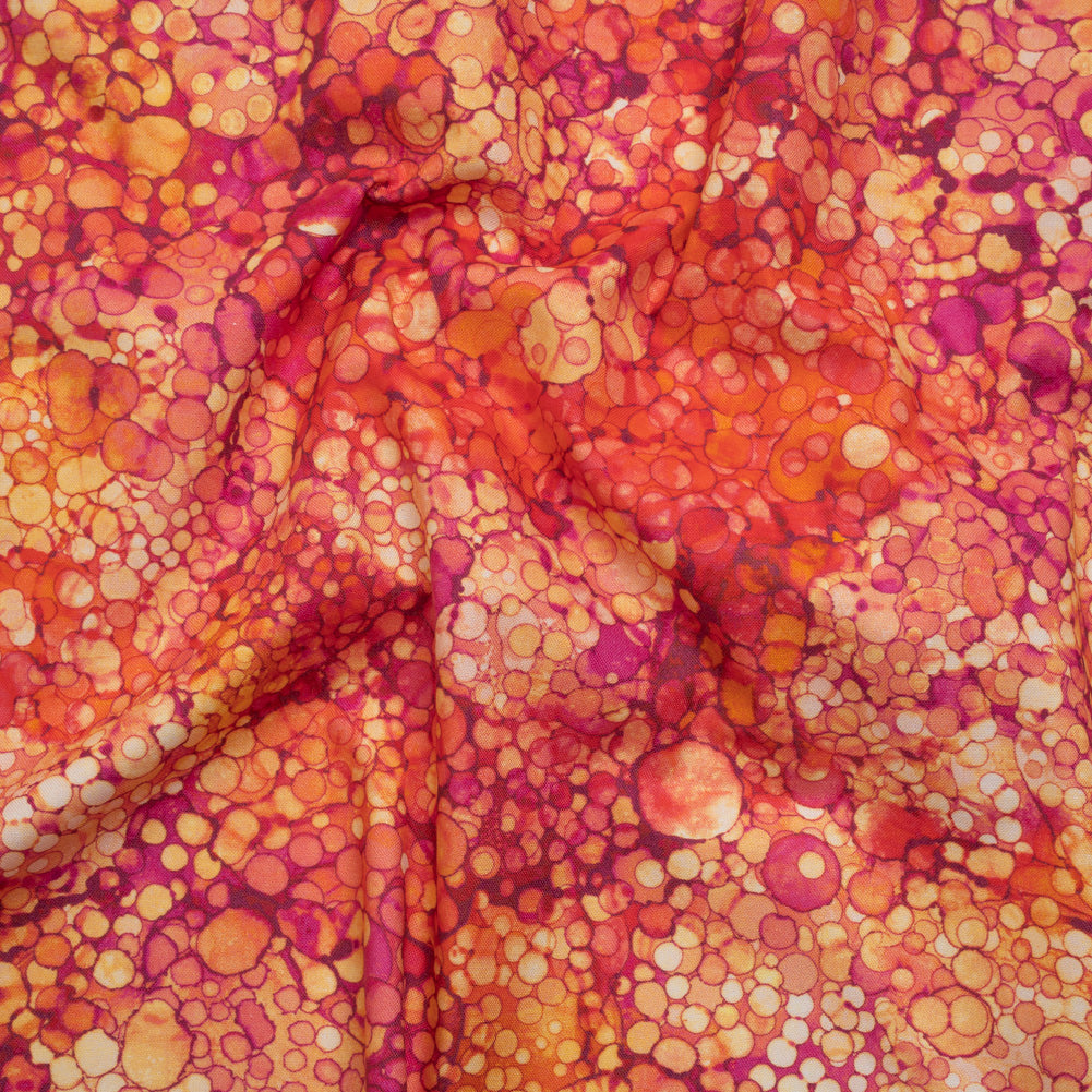 Printed Quilting Cotton by Northcott - Hibiscus Bubbles - Bliss Collection
