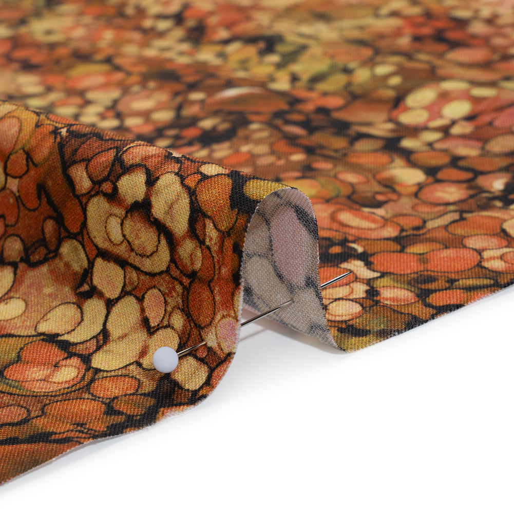 Printed Quilting Cotton by Northcott - Rust Bubbles - Bliss Collection