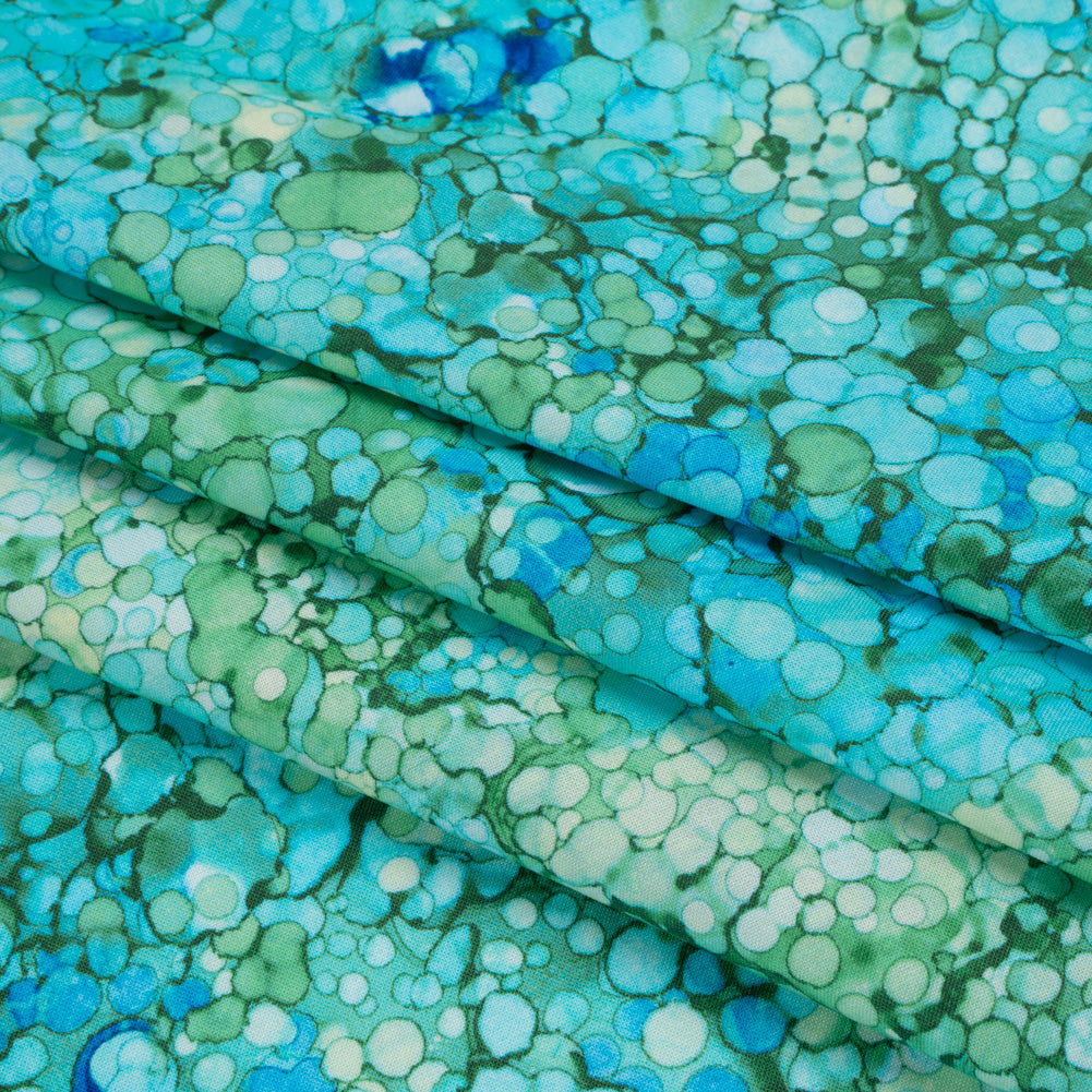 Printed Quilting Cotton by Northcott - Caribbean Bubbles - Bliss Collection