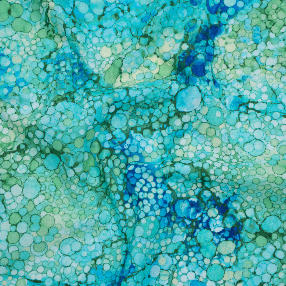Printed Quilting Cotton by Northcott - Caribbean Bubbles - Bliss Collection