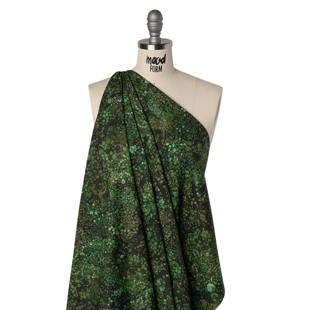 Printed Quilting Cotton by Northcott - Evergreen Bubbles - Bliss Collection