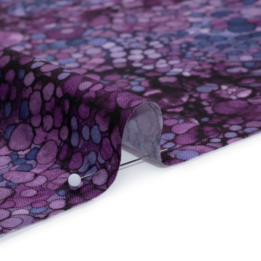 Printed Quilting Cotton by Northcott - Amethyst Bubbles - Bliss Collection
