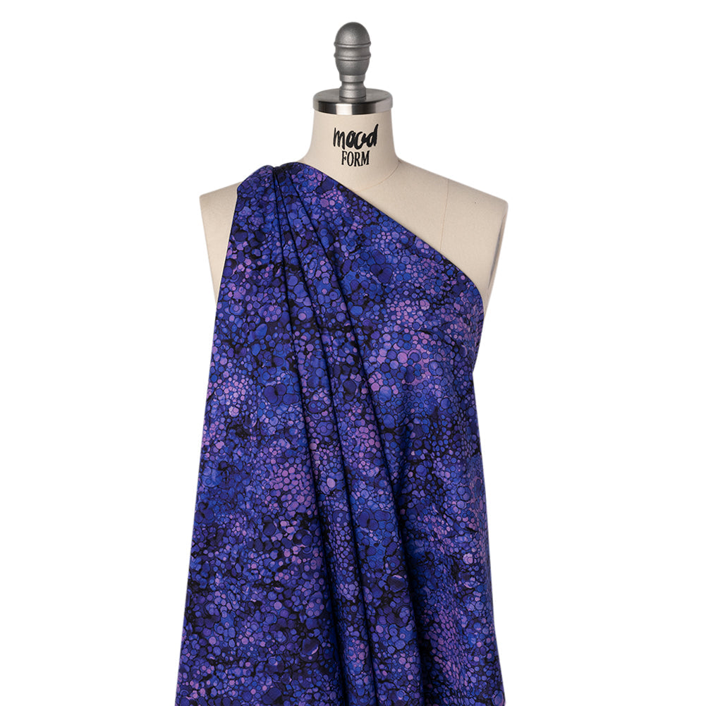 Printed Quilting Cotton by Northcott - Mardi Gras Bubbles - Bliss Collection