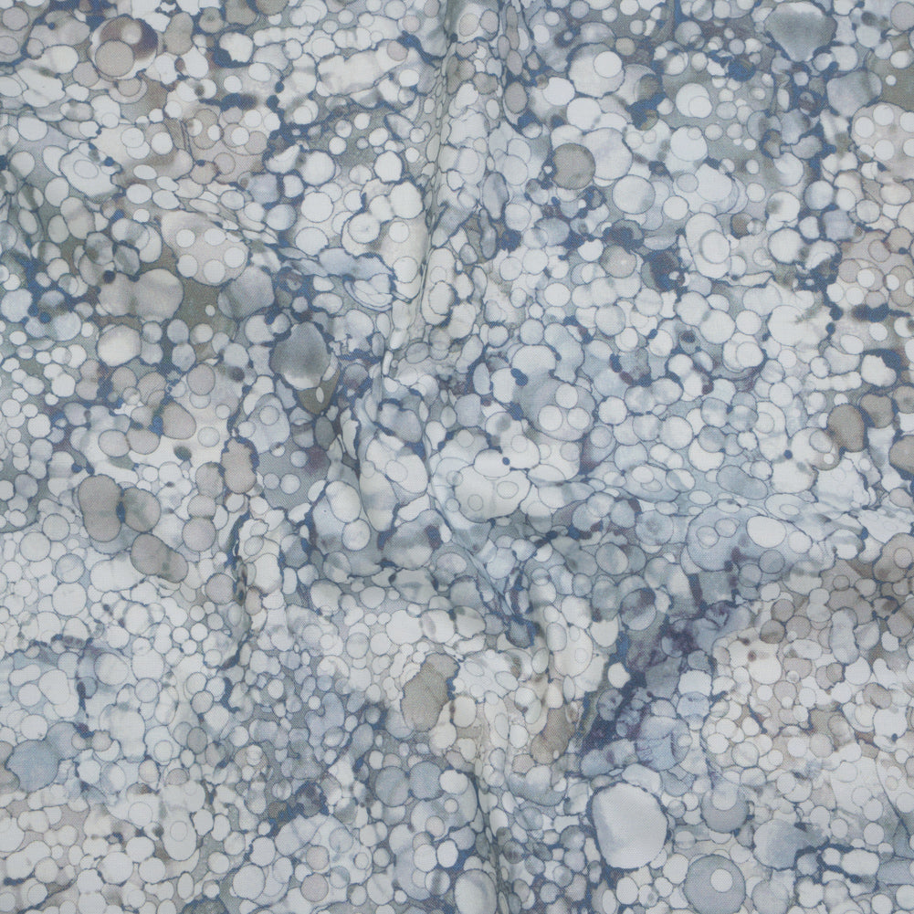 Printed Quilting Cotton by Northcott - Morning Mist Bubbles - Bliss Collection