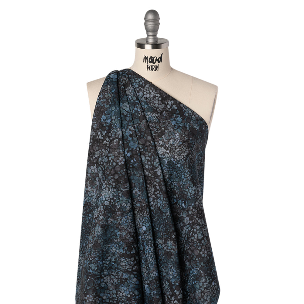Printed Quilting Cotton by Northcott - Slate Bubbles - Bliss Collection