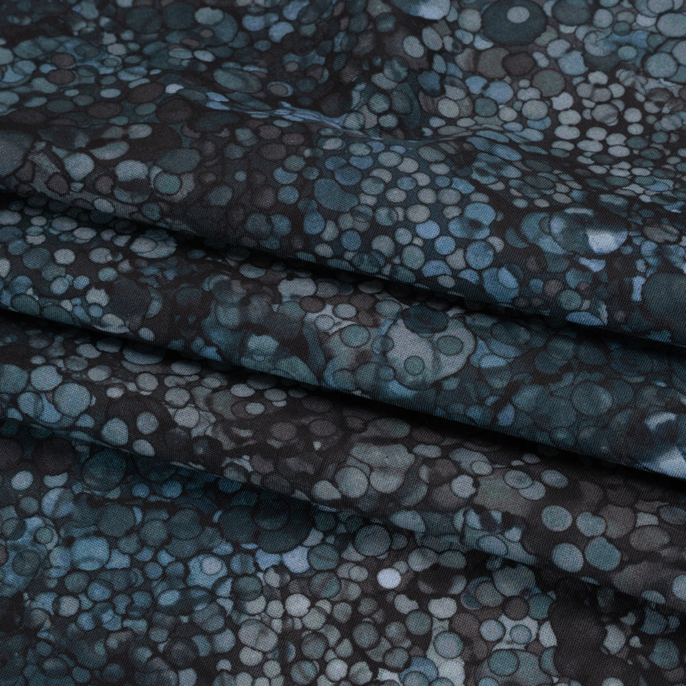 Printed Quilting Cotton by Northcott - Slate Bubbles - Bliss Collection