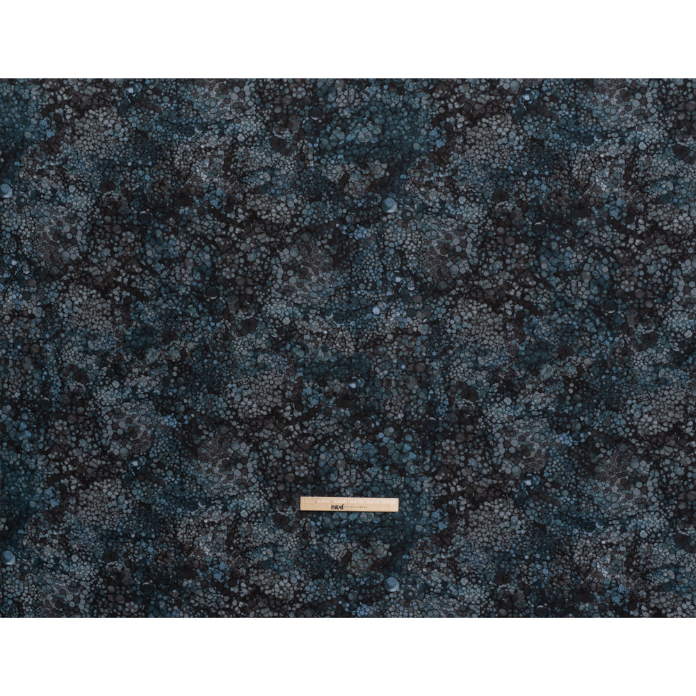 Printed Quilting Cotton by Northcott - Slate Bubbles - Bliss Collection
