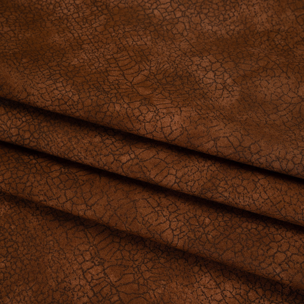 Quilting Cotton by Northcott - Teak Textural Abstract - Crackle Collection