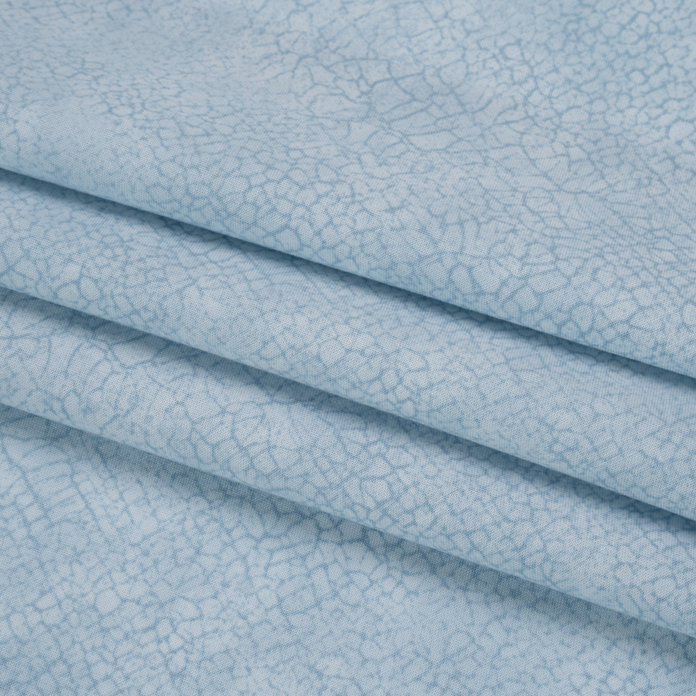 Quilting Cotton by Northcott - Cape Blue Textural Abstract - Crackle Collection