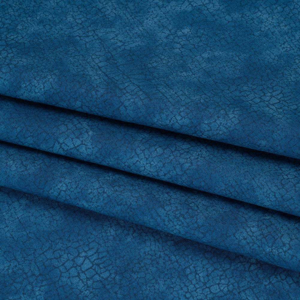 Quilting Cotton by Northcott - Blue Bayou Textural Abstract - Crackle Collection