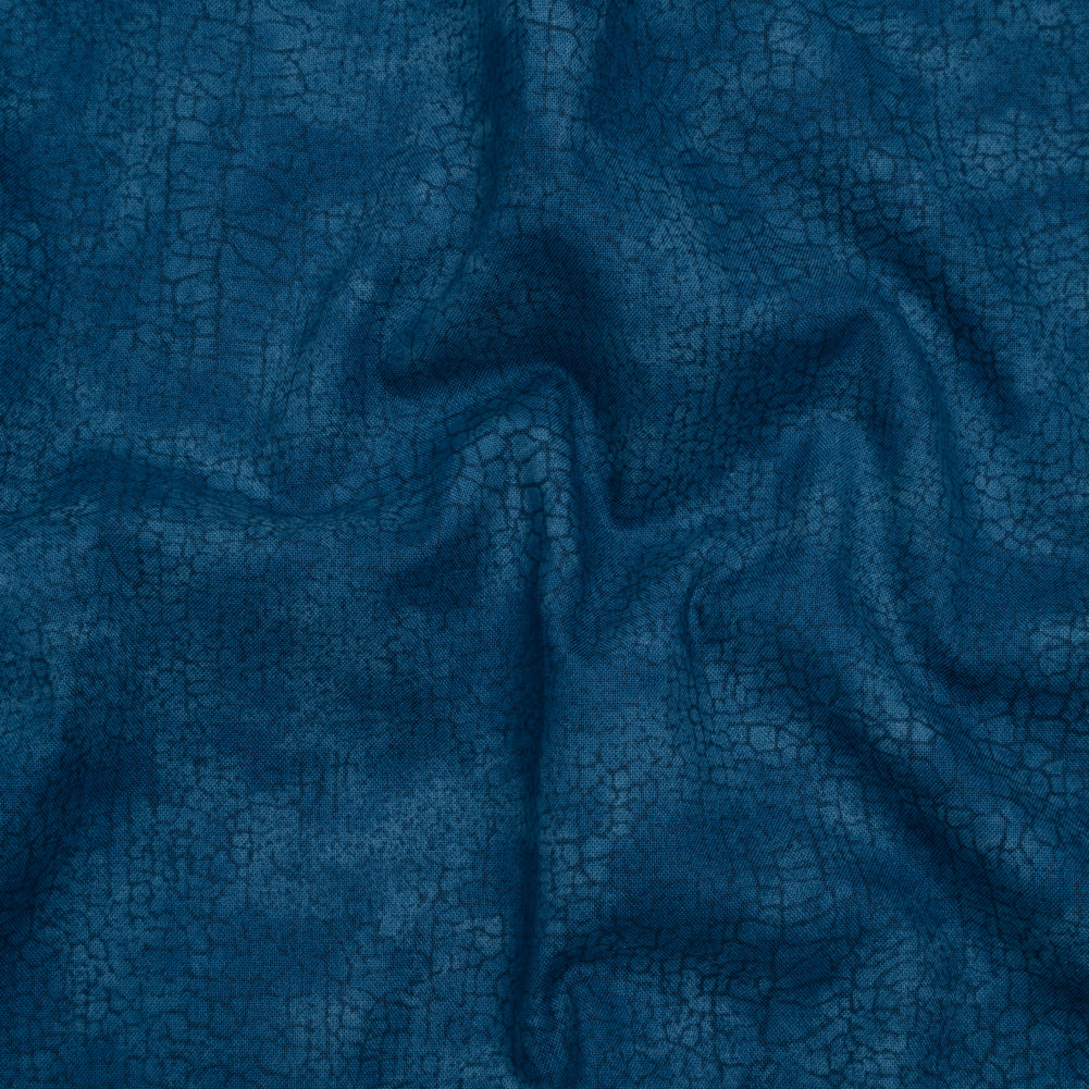 Quilting Cotton by Northcott - Blue Bayou Textural Abstract - Crackle Collection