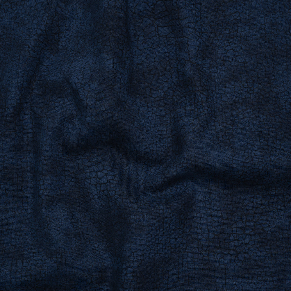 Quilting Cotton by Northcott - Midnight Textural Abstract - Crackle Collection