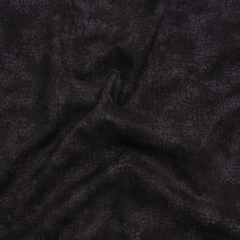Quilting Cotton by Northcott - Raven Textural Abstract - Crackle Collection