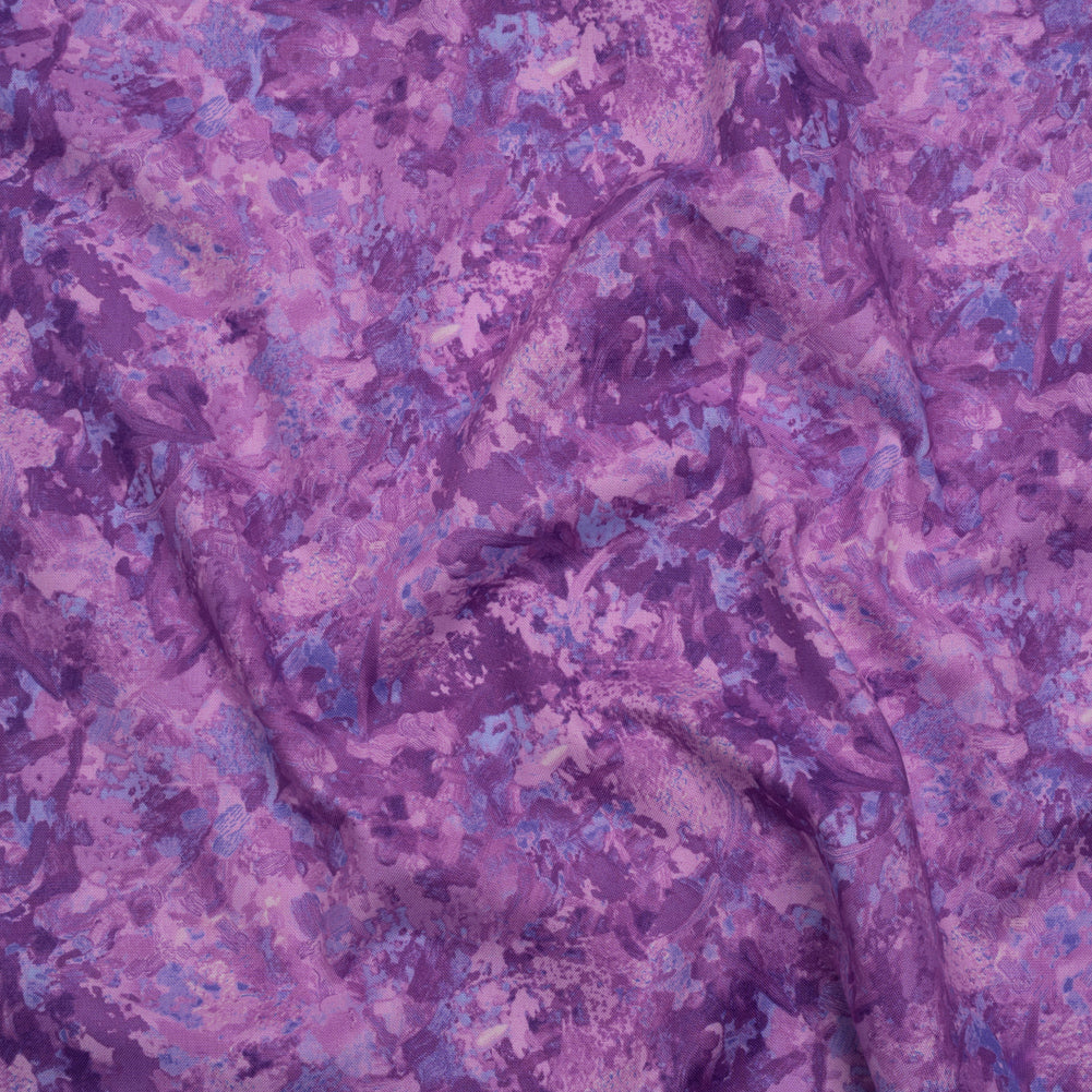 Printed Quilting Cotton by Deborah Edwards for Northcott Studio - Orchid Painterly Abstract - Chroma Collection
