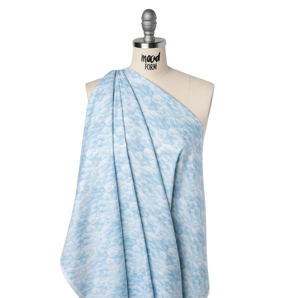 Printed Quilting Cotton by Northcott Studio - Light Blue Clouds - Naturescapes Collection