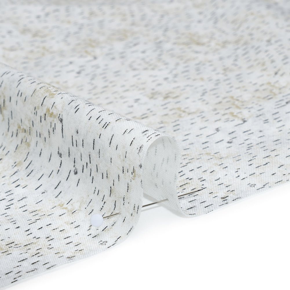 Printed Quilting Cotton by Northcott Studio - Light Gray Birch Bark - Naturescapes Collection