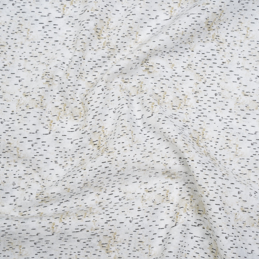 Printed Quilting Cotton by Northcott Studio - Light Gray Birch Bark - Naturescapes Collection