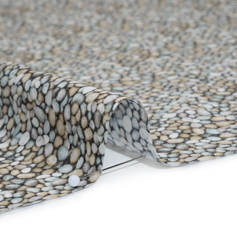 Printed Quilting Cotton by Northcott Studio - Mid Gray Pebbles - Naturescapes Collection