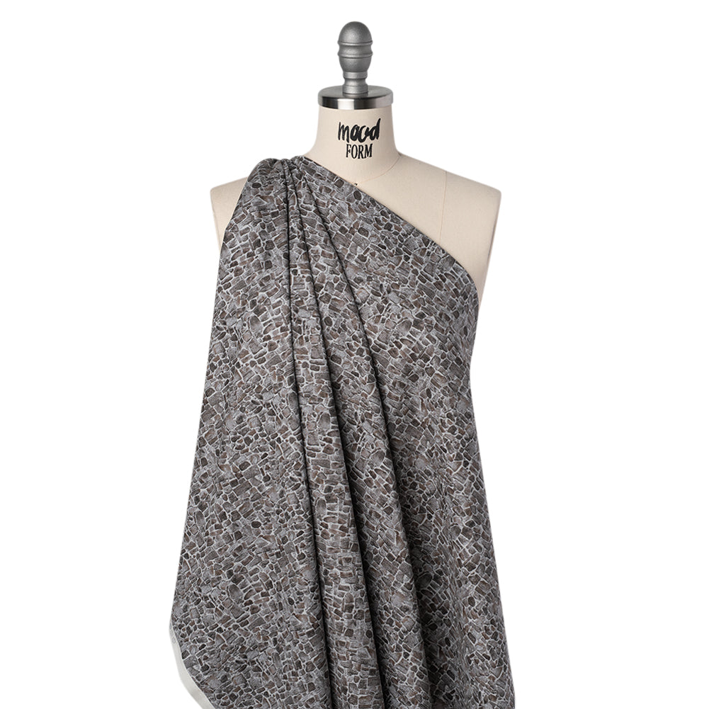 Printed Quilting Cotton by Northcott Studio - Dark Gray Flagstone - Naturescapes Collection