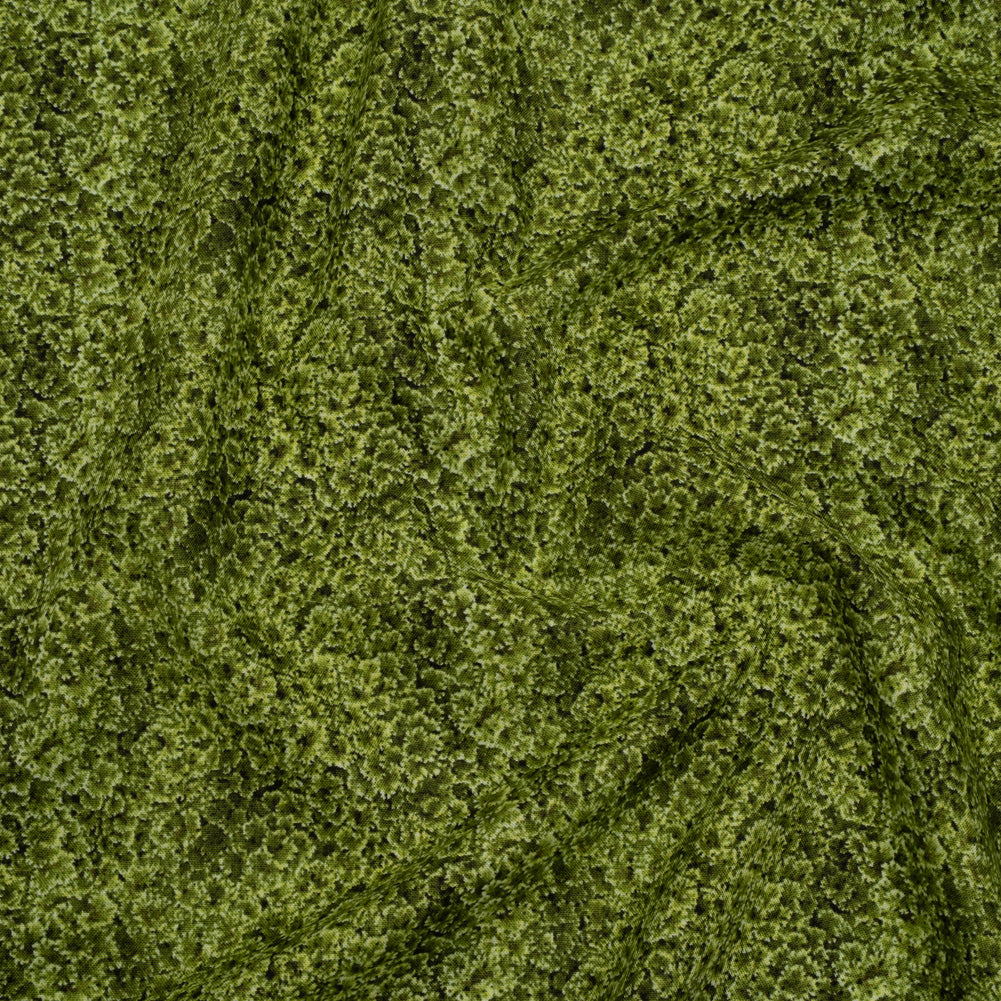 Printed Quilting Cotton by Northcott Studio - Light Green Foliage - Naturescapes Collection