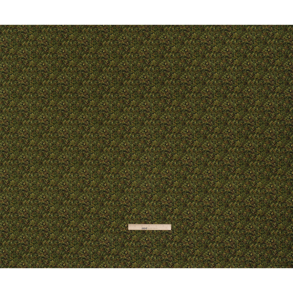 Printed Quilting Cotton by Northcott Studio - Olive Green Cedar - Naturescapes Collection