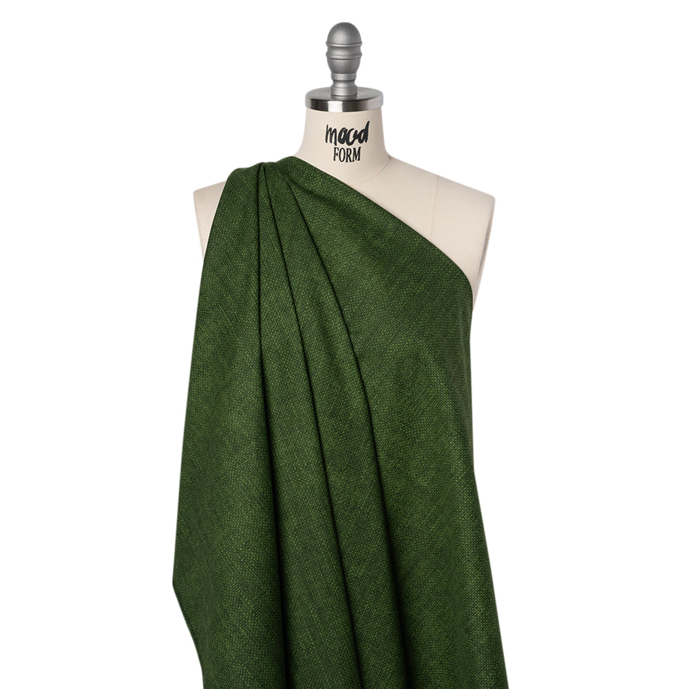 Printed Quilting Cotton by Northcott Studio - Evergreen Canvas Textured - Linen Basics Collection