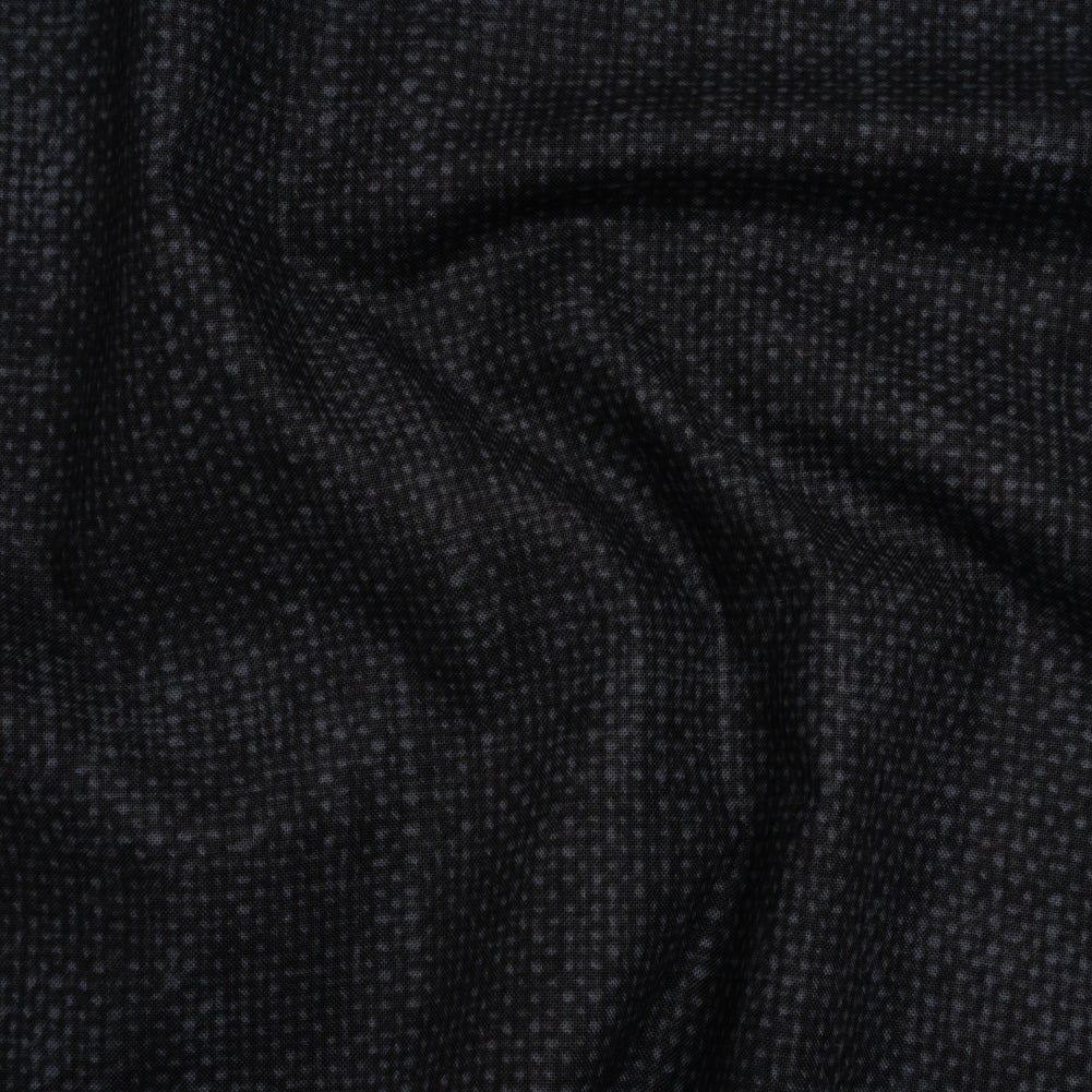 Printed Quilting Cotton by Northcott Studio - Black Canvas Textured - Linen Basics Collection