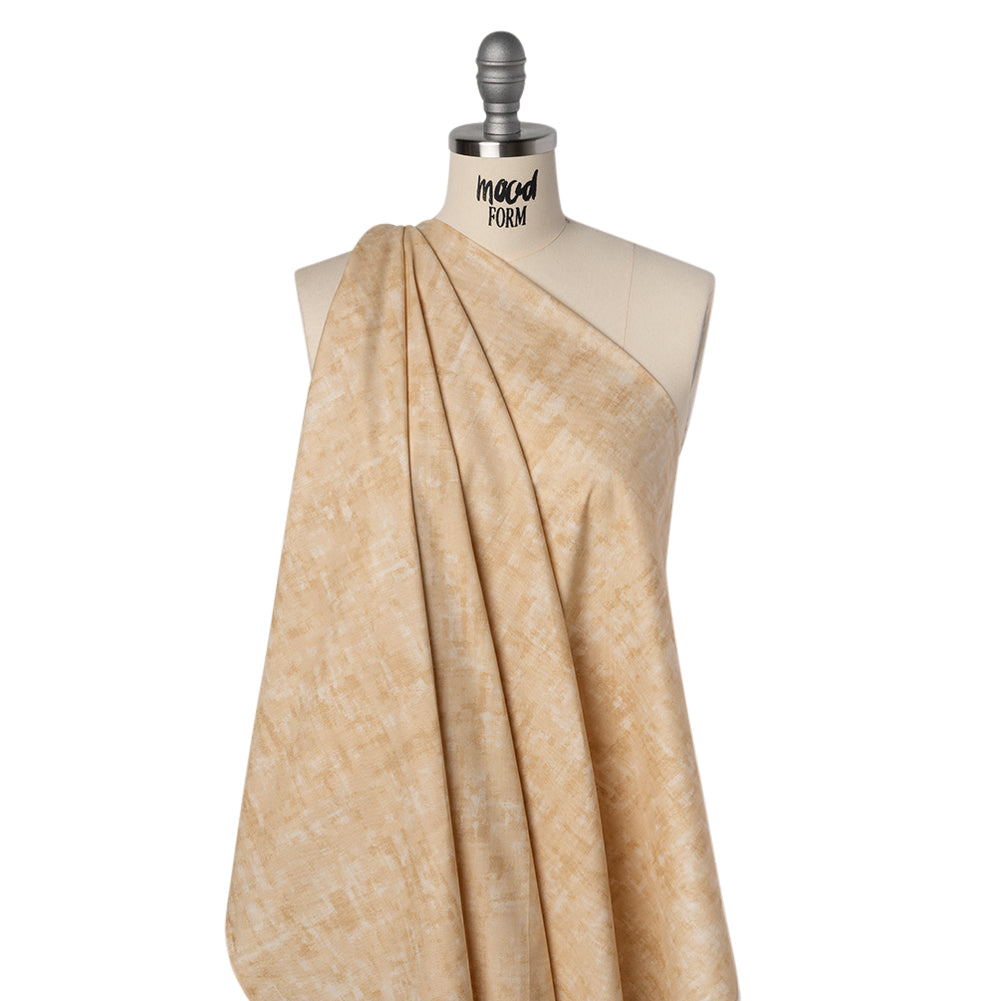 Printed Quilting Cotton by Patrick Lose for Northcott - Wicker Jazzy Painted Texture - Tonal Trios Collection