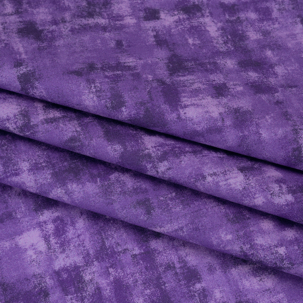 Printed Quilting Cotton by Patrick Lose for Northcott - Mardi Gras Jazzy Painted Texture - Tonal Trios Collection