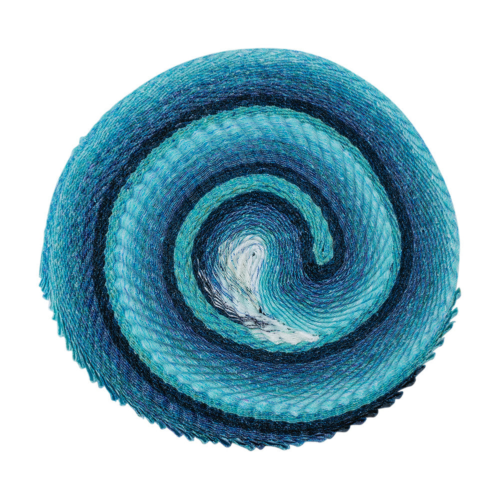Stonehenge Quilting Cotton Strip Roll 2.5" Strip Precuts - Midnight - Gradations II Collection