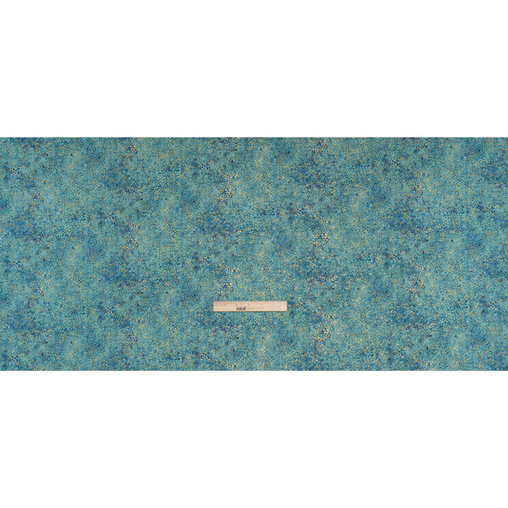 Metallic Printed Quilting Cotton by Northcott - Dusk Pebbles - Shimmer Collection