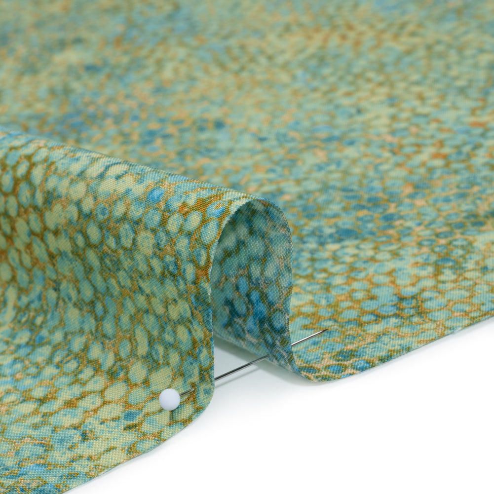 Metallic Printed Quilting Cotton by Northcott - Dawn Pebbles - Shimmer Collection