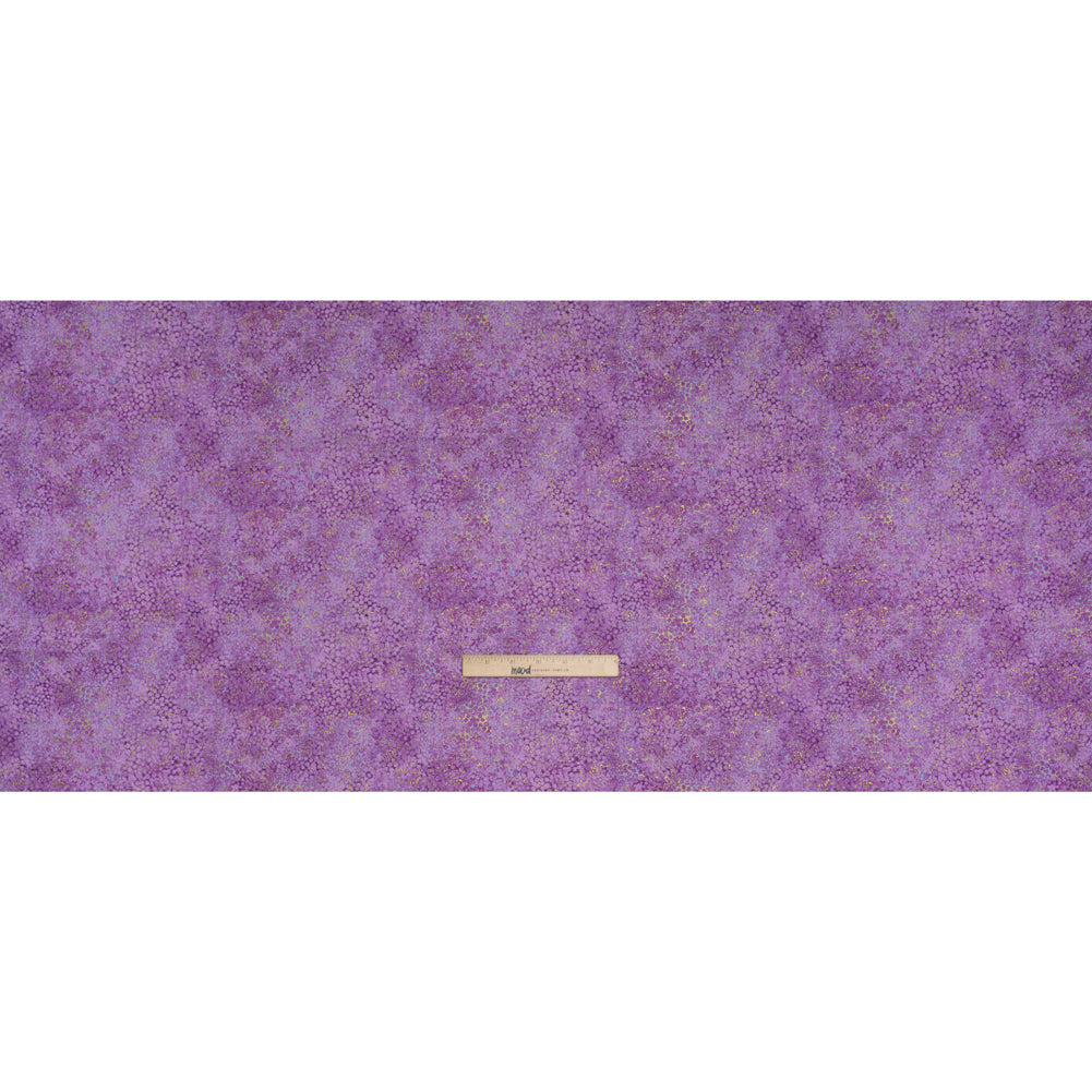Metallic Printed Quilting Cotton by Northcott - Pansy Pebbles - Shimmer Collection