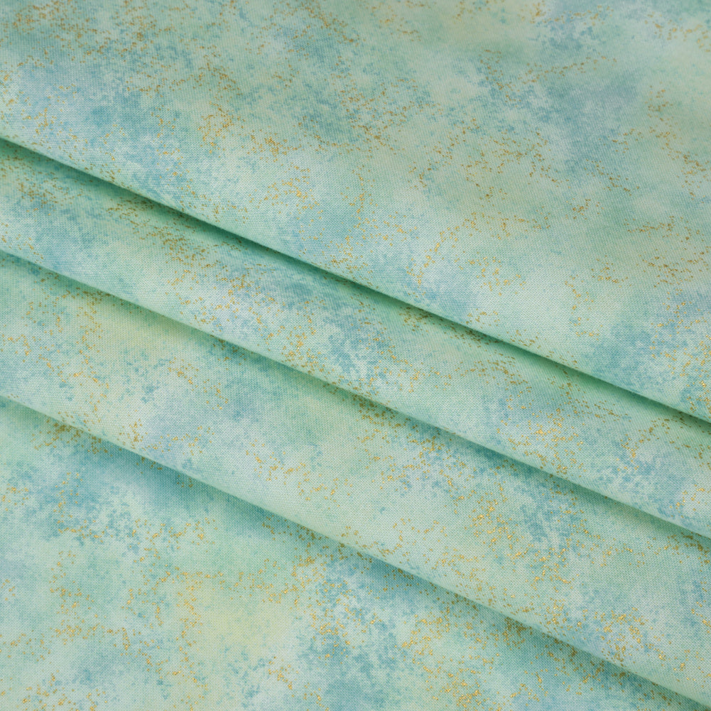 Metallic Printed Quilting Cotton by Northcott - Dusk Speckle - Shimmer Collection