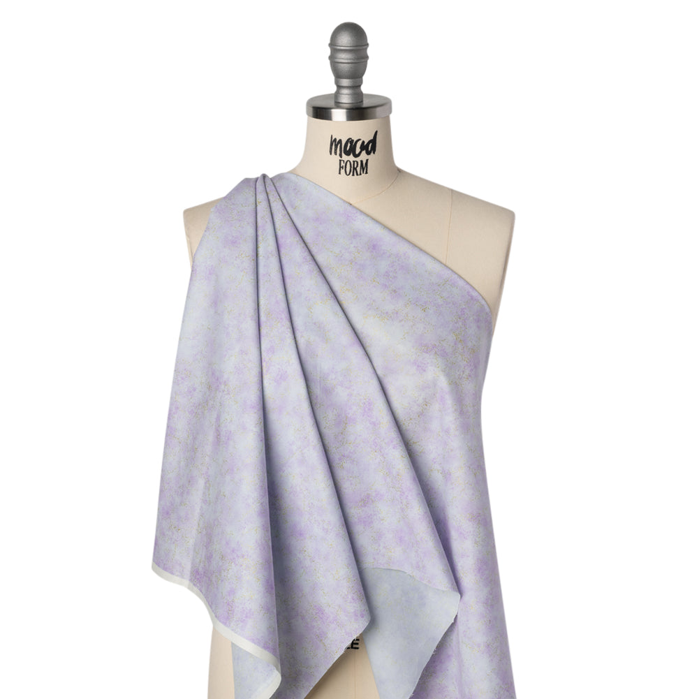 Metallic Printed Quilting Cotton by Northcott - Pansy Speckle - Shimmer Collection