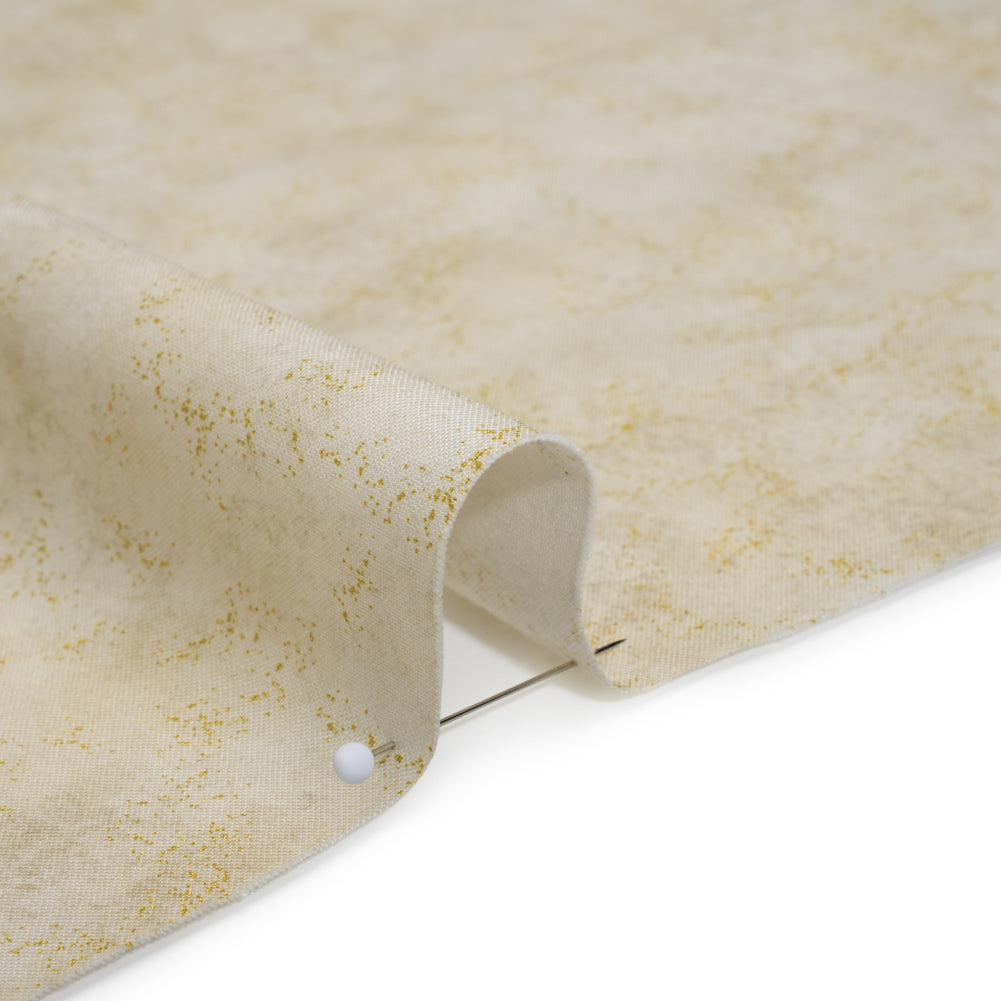 Metallic Printed Quilting Cotton by Northcott - Desert Sand Speckle - Shimmer Collection
