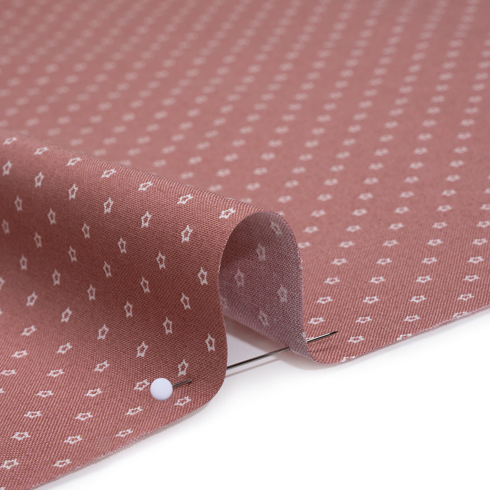 Printed Quilting Cotton by Ghazal Razavi for FIGO Studio - Rhubarb Stars - Nest Collection