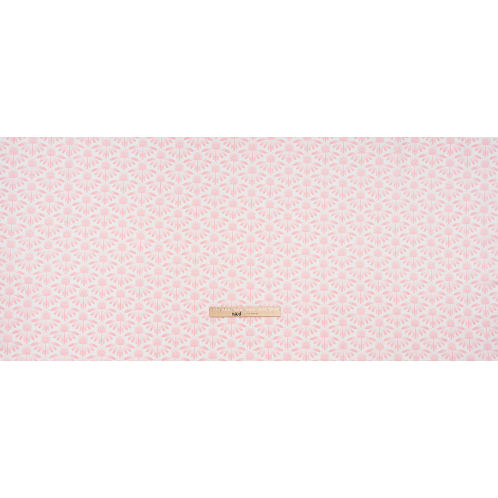 Printed Quilting Cotton by Anna Maria Textiles for Northcott - Blush Coneflower Floral - Indelible Soft Collection