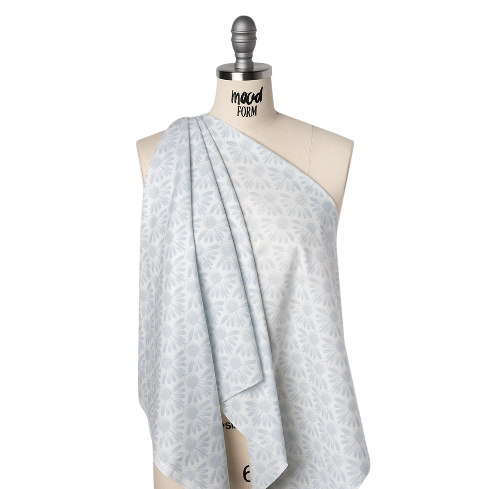 Printed Quilting Cotton by Anna Maria Textiles for Northcott - Cloud Coneflower Floral - Indelible Soft Collection