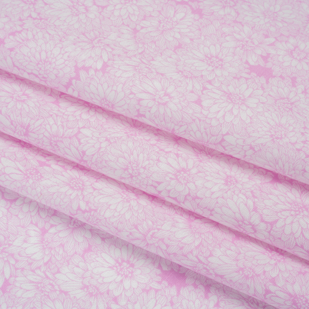 Printed Quilting Cotton by Anna Maria Textiles for Northcott - Pucker Up Mums Floral - Indelible Soft Collection