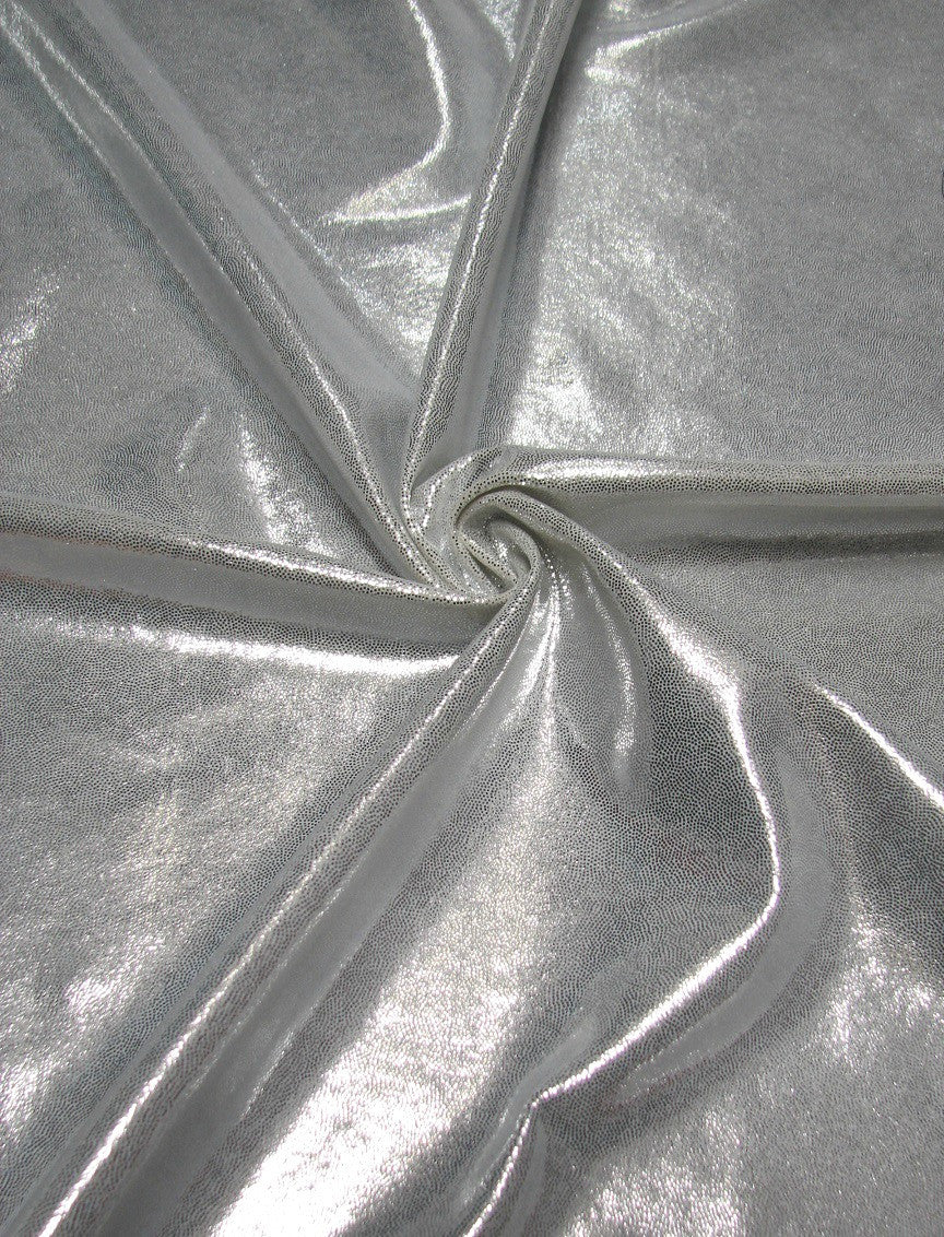 20 Colors Heavy Nylon Spandex Fabric - Shiny Mystic Finger Foil, 4-Way Stretch, 58"-60" Width