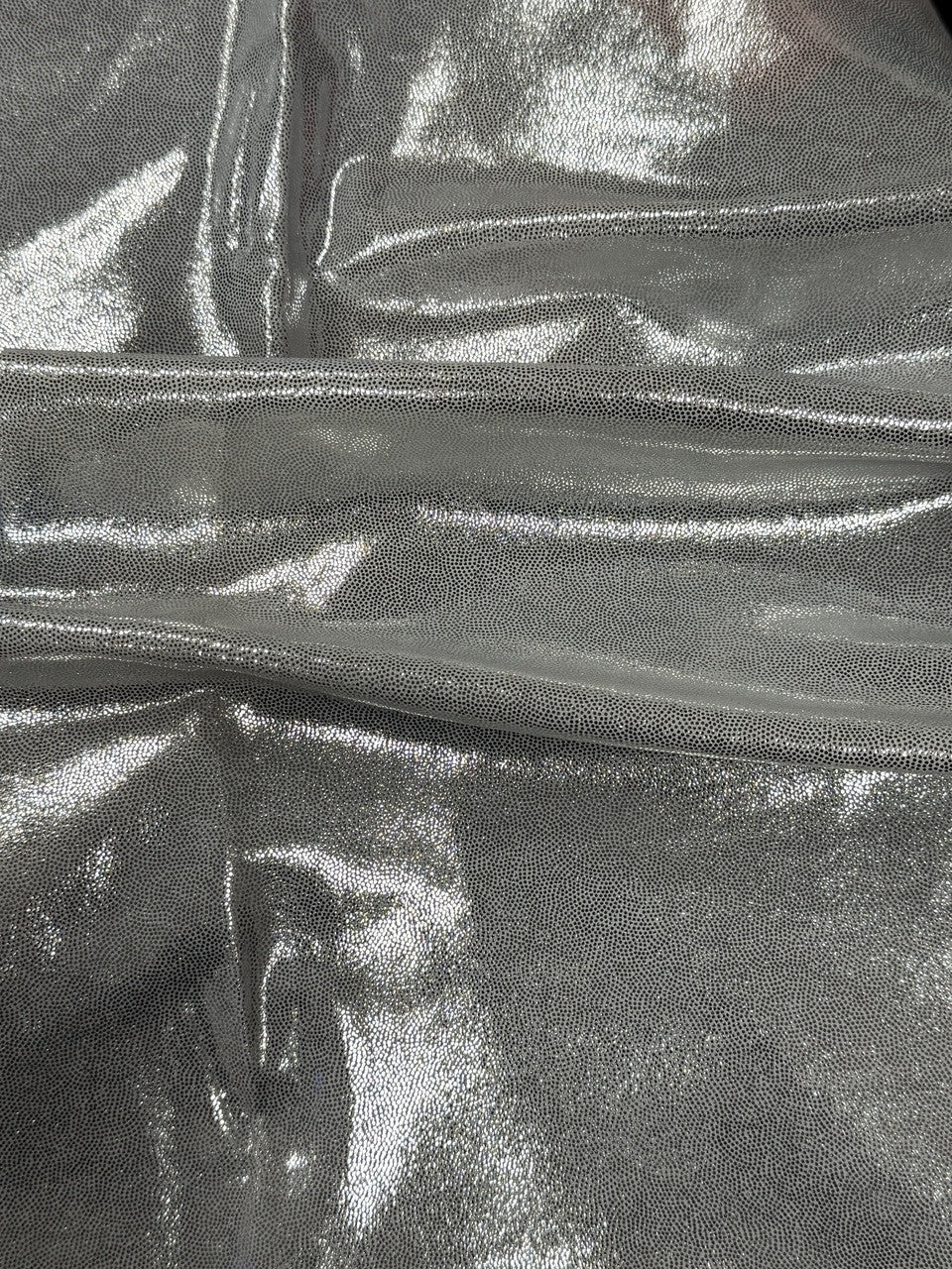 20 Colors Heavy Nylon Spandex Fabric - Shiny Mystic Finger Foil, 4-Way Stretch, 58"-60" Width