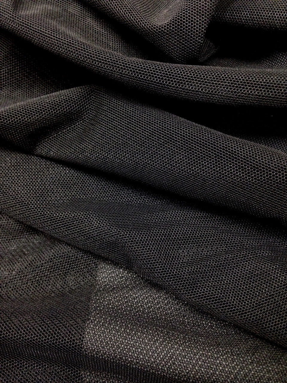 Small Micro Hole See Through Stretch Nylon Spandex Power Mesh Fabric - Sheer Mesh, 58" - 60" Wide