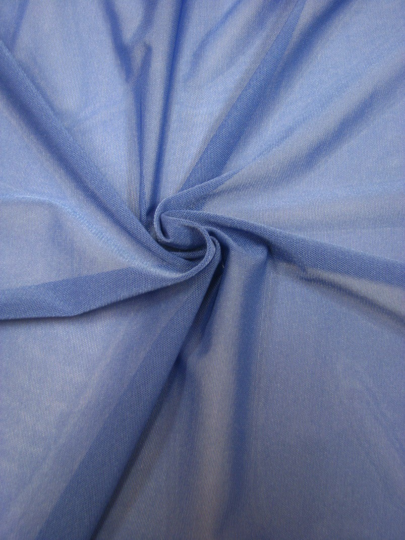 Small Solid Mesh Nylon Spandex Fabric - Solid Mesh, 4-Way Stretch, 58" Width