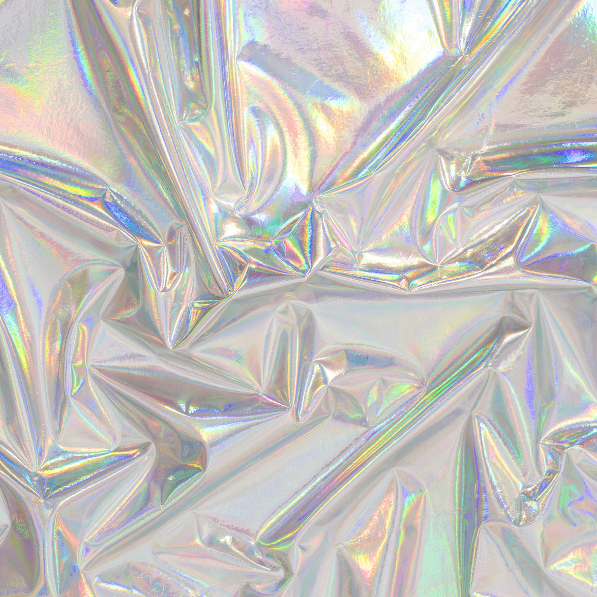 Hologram Vinyl Spandex Fabric 60" Super Nova
