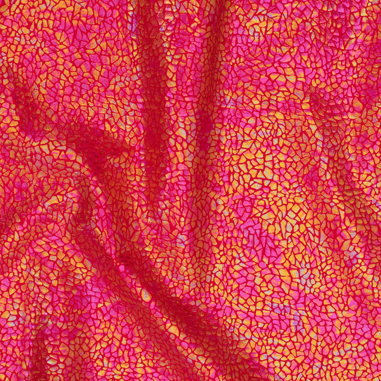 Nylon Spandex Holographic Snake Fabric 60"